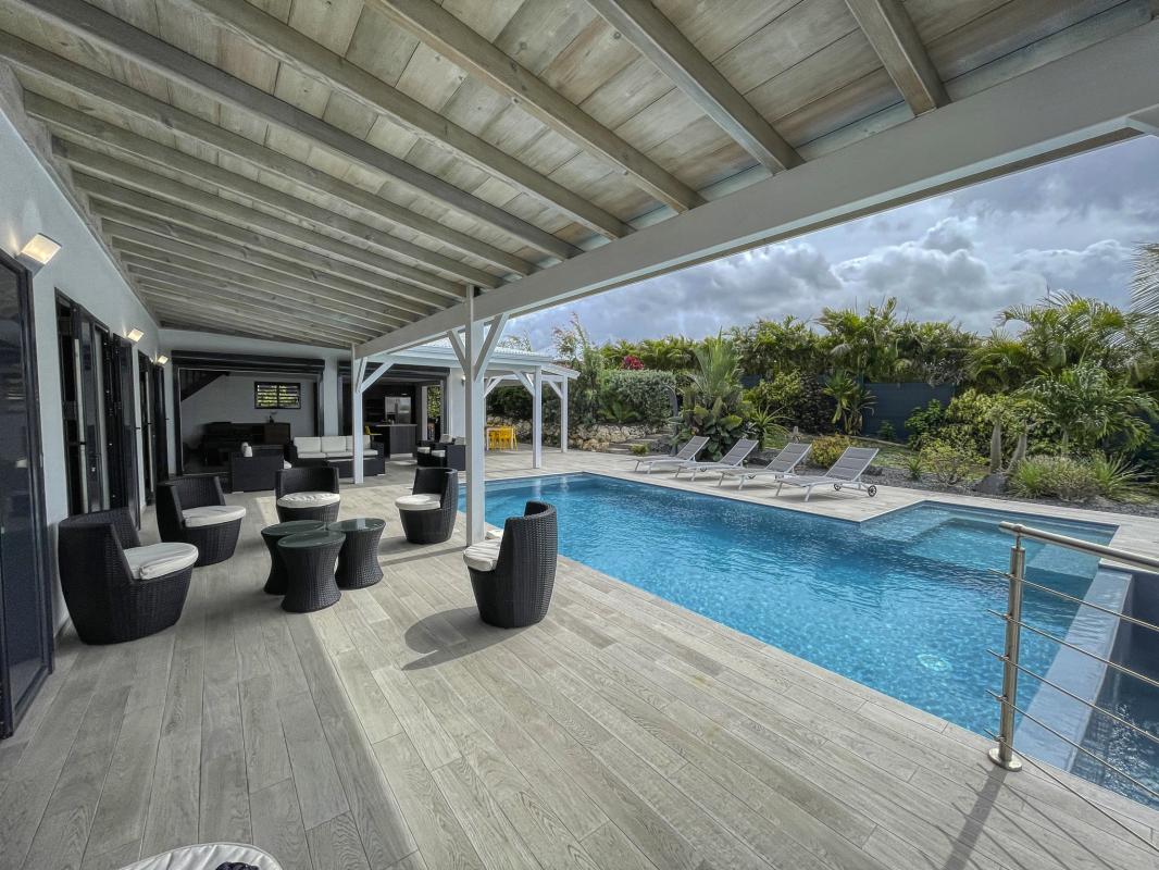 Villa Saint François Guadeloupe_piscine coin detente